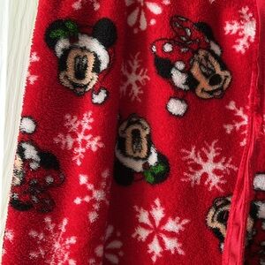 Disney Mickey winter snowflakes warm pajama pants (4)